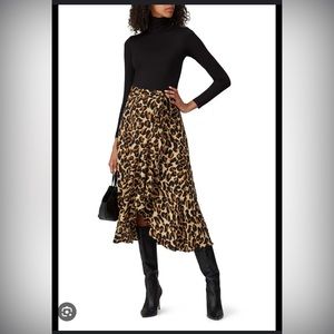 Scotch & Soda Leopard Wrap Skirt XS
